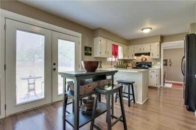 Breakfast area with access to outdoor patio.