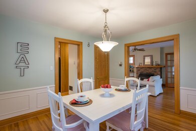 Large Dining Room with custom molding