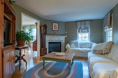 LIVING ROOM VIEWED FROM FRONT HALLWAY
