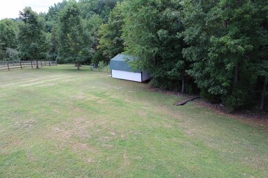 Back Yard w/ Storage Building