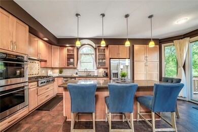 You'll enjoy prepping meals in this updated kitche