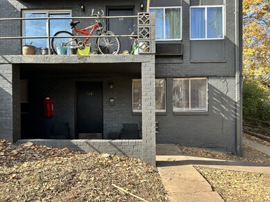 Covered porch that faces the courtyard!