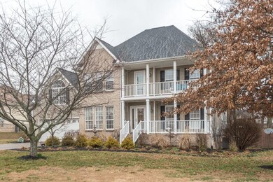 The 2 covered porches in front provide a gorgeous pond view across from property.