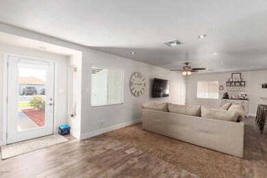 Front door and Living Area
