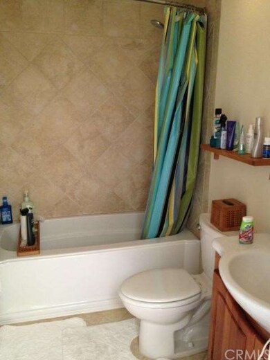 Remodeled upstairs hall bath.