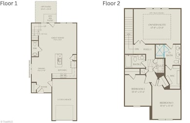 Floor Plan Level 1 and 2
