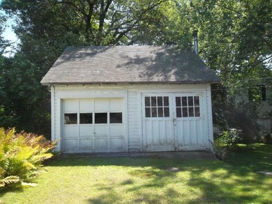 2 Car garage on left side