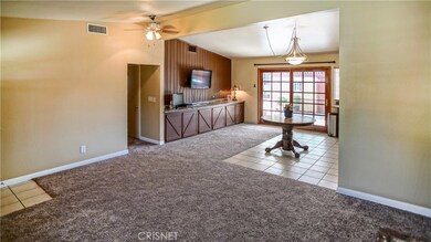 Open Living Room with built in storage