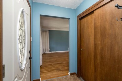 Entryway with coat closet