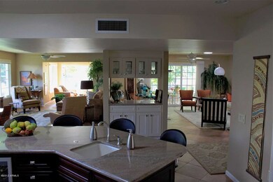 View from kitchen