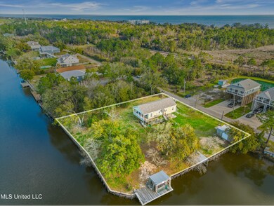 Aerial View with property outline