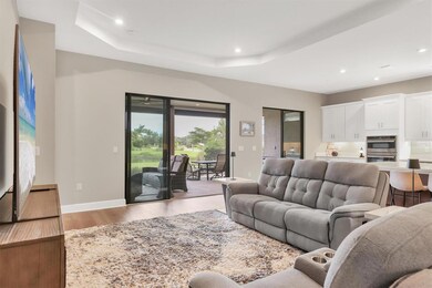 Open Living Room with Volume Ceilings