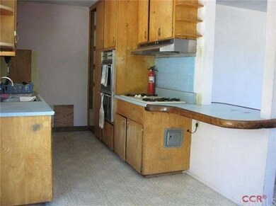 Kitchen has space for more than one cook