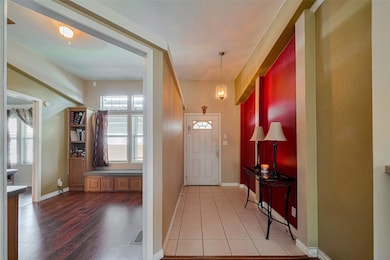 Welcome guests into this inviting foyer, featuring