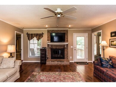 Living room with Wood FP