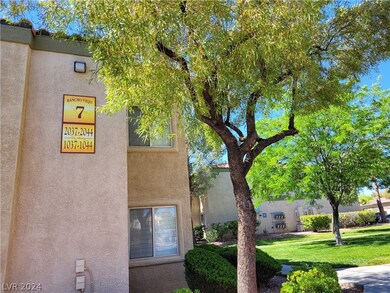 Building 7 and grassy area near the unit.