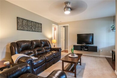 Living room - Open door straight ahead is a bedroo