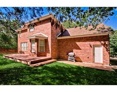 Exterior Back. Area to the left that is out of the picture and when cleared will handle the new pool