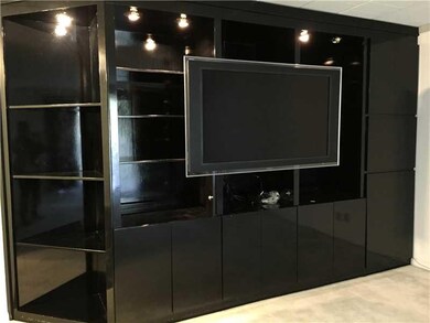 Living Room. Built-in Entertainment Center with 52