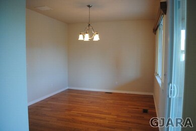 hardwood floors in formal dining room
