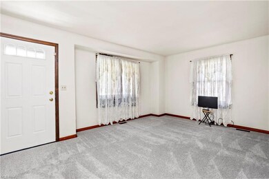 View of carpeted entryway