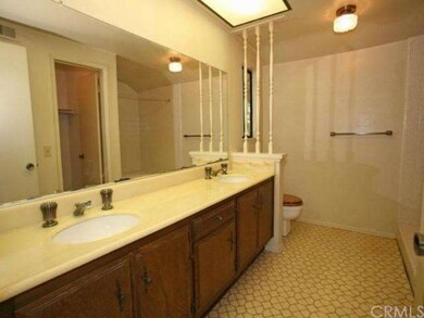 Large master bathroom with a sunken roman tub.