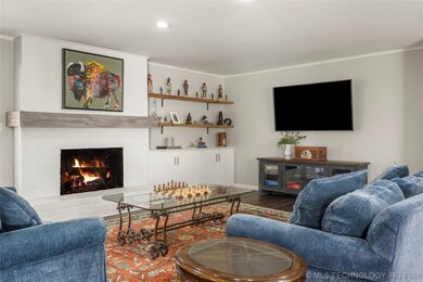 This living room exudes warmth and style with slee
