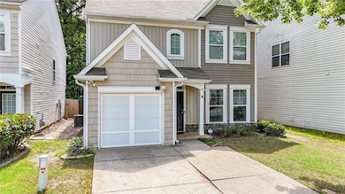 Traditional home featuring board and batten siding