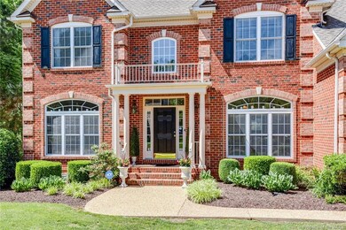 Stately and welcoming front porch!
