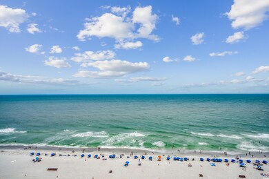 Water view with a view of the beach