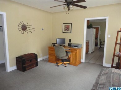 The dining room is currently being utili