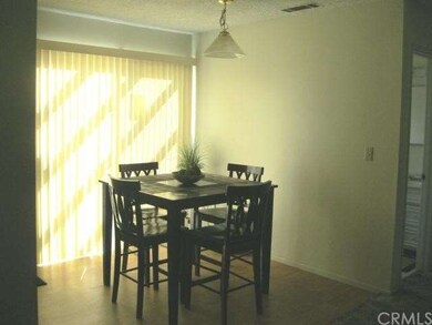 Dining area.  Past the slider is a nice patio.