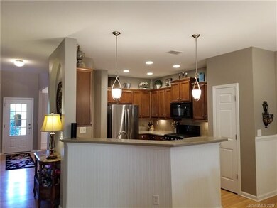 Looking in on kitchen from great room.