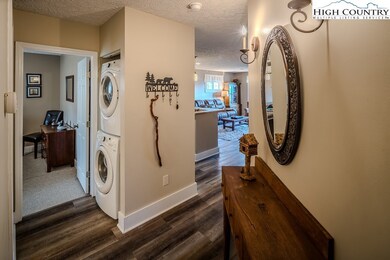 Entering the condo.
