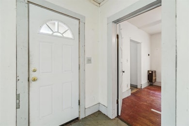 Entryway featuring light wood-style flooring