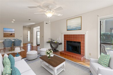 Living room looking towards front door