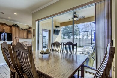 Formal dining opens to expansive sliders