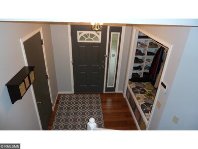 Open foyer with space and a great custom cubby.