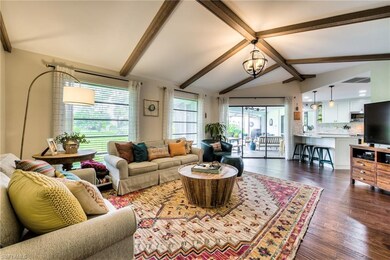 Family room with access to lanai