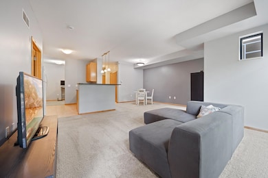 Open concept living dining and kitchen