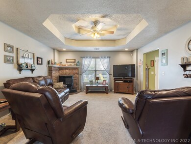 Living Room with Pellet Stove