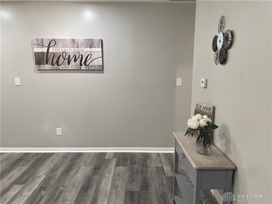 Living room with LVP flooring