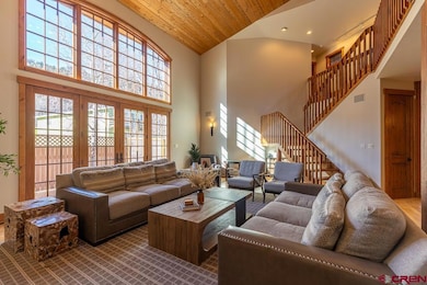 access to a back yard and patio