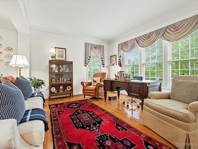 Living Room with Hardwood floors