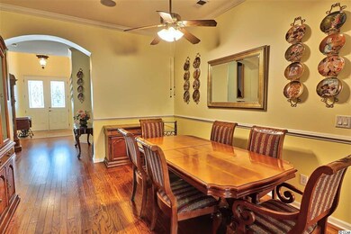 Crown and chair rail moldings were added and a cei