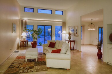 Living Room w/High Ceilings