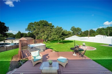 Spacious Backyard Has Plenty of Room For Your Hottub, Wired with 50AMP And Relaxing Drinking Your Fav Beverage Watching The Family Play Games.