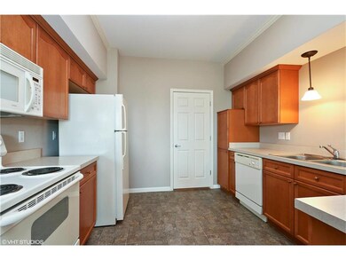 Closer view of kitchen