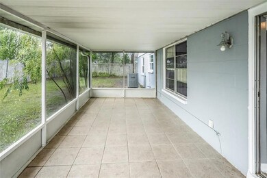 24 x10 Covered and Tiled Back Porch/Lanai 