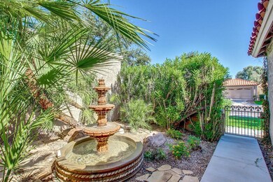 Courtyard fountain